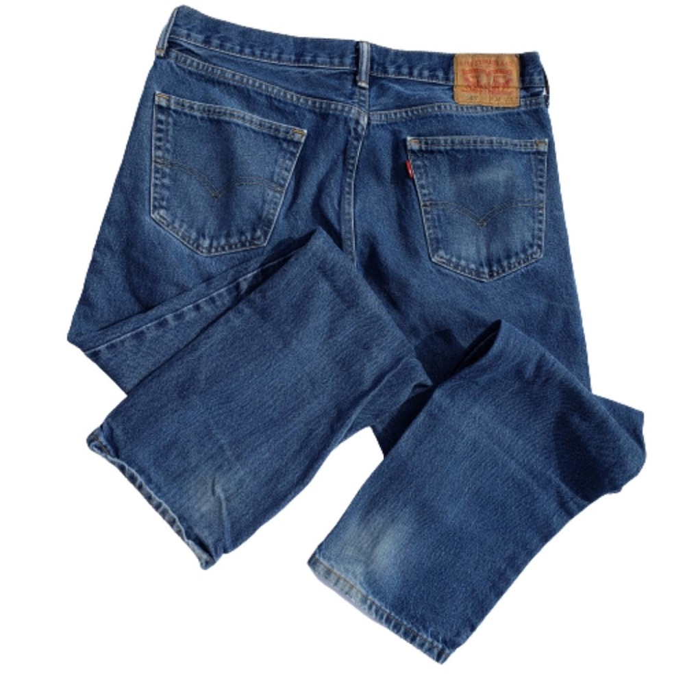 Jeans LEVIS 505 High Rise Med Wash Sz 34 by 34 Gorpcore Normcore